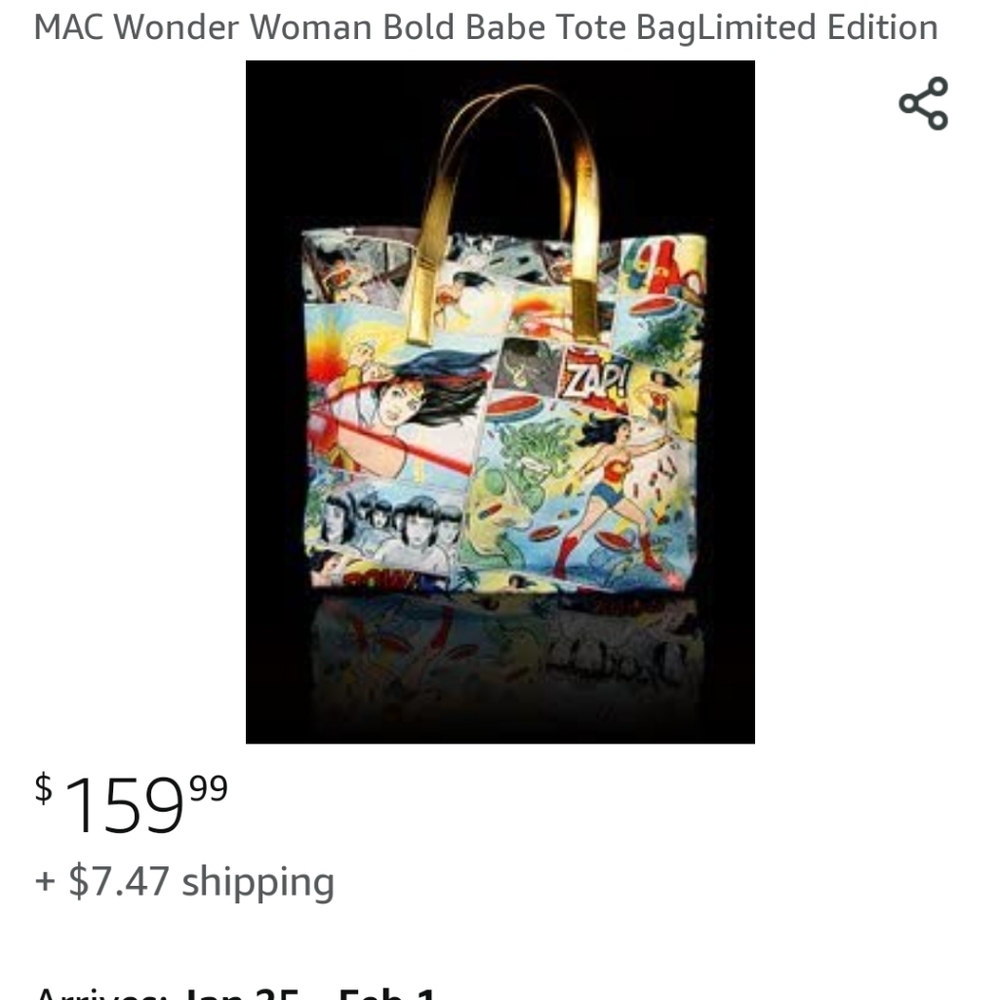 RARE MAC Wonderwoman Bag